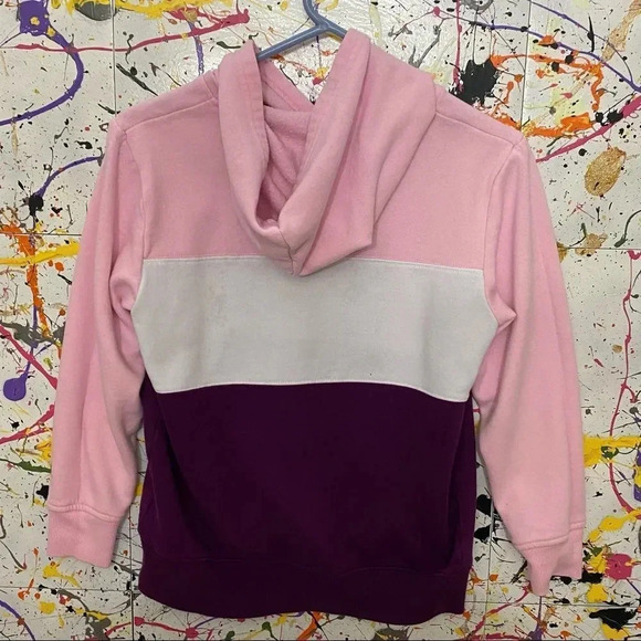 Girl’s Champion Color Block Hoodie 💖🤍💜👧🏽 - Picture 3 of 4